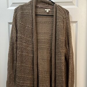 Sonoma Brown Knit Cardigan